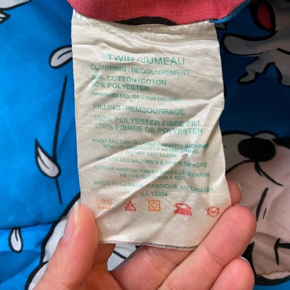 Disney Blanket Comforter Twin Size Bedding Pillow Fight Characters - Picture 8 of 8